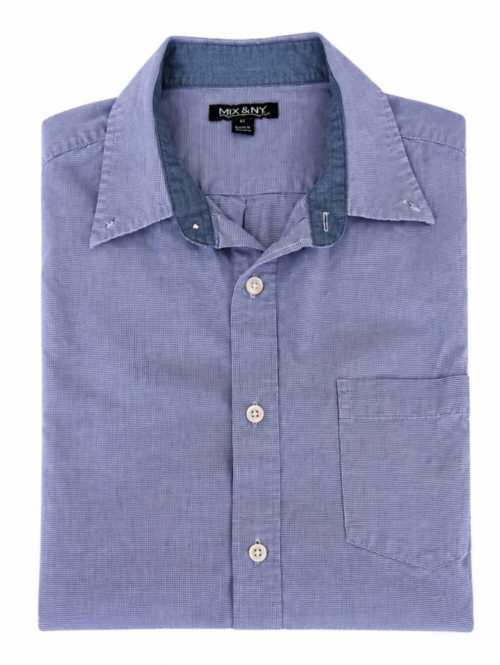 Men's Blue Button-Down Shirt